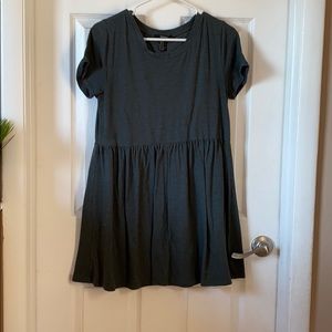 Green babydoll dress